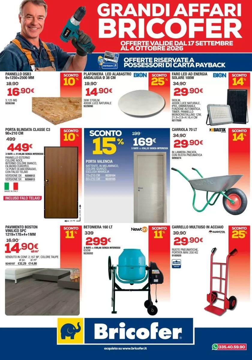 Volantino Bricofer, pagina 1 di 7