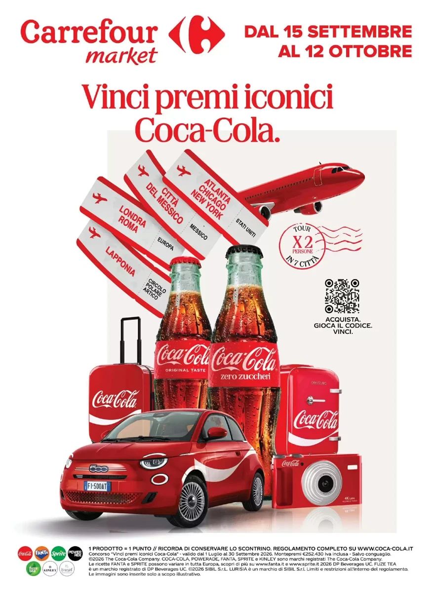 Volantino Carrefour Market, pagina 1 di 2