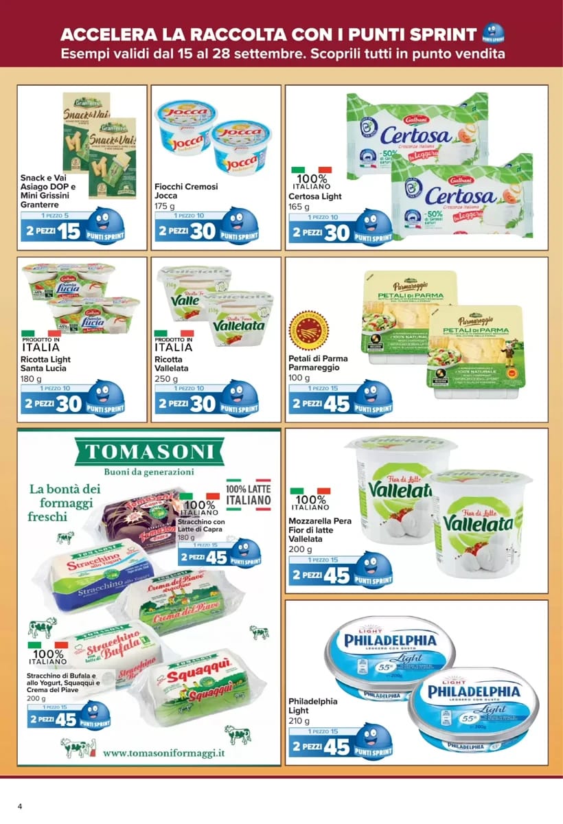 Volantino Carrefour Market, pagina 4 di 22