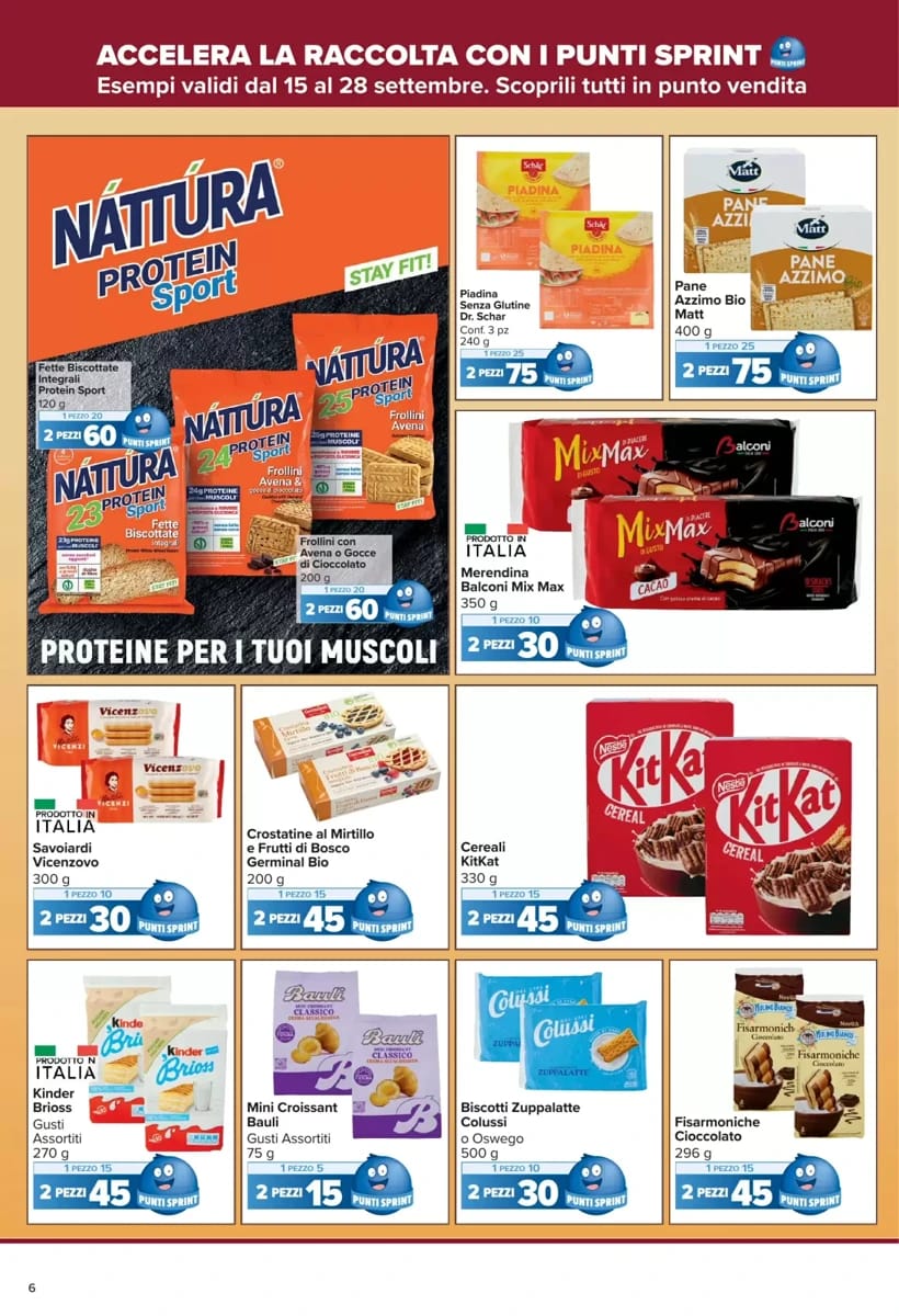 Volantino Carrefour Market, pagina 6 di 22