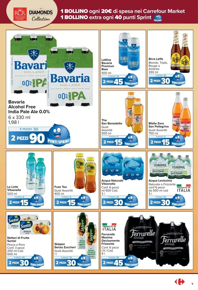 Volantino Carrefour Market, pagina 9 di 22