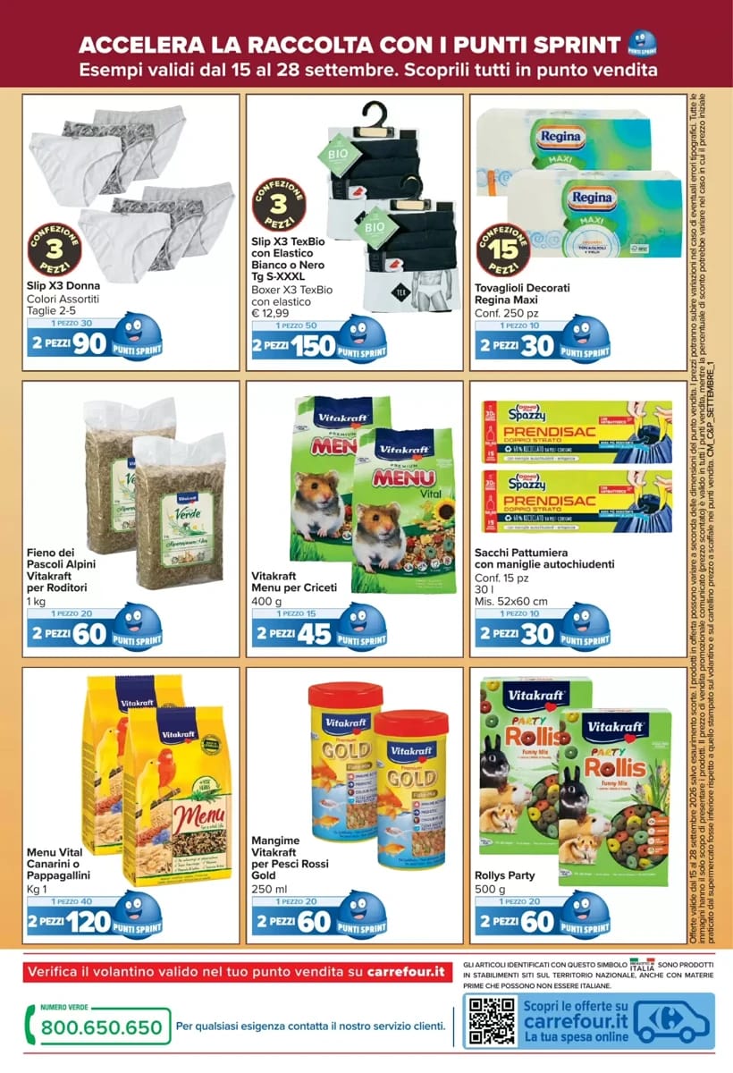 Volantino Carrefour Market, pagina 22 di 22