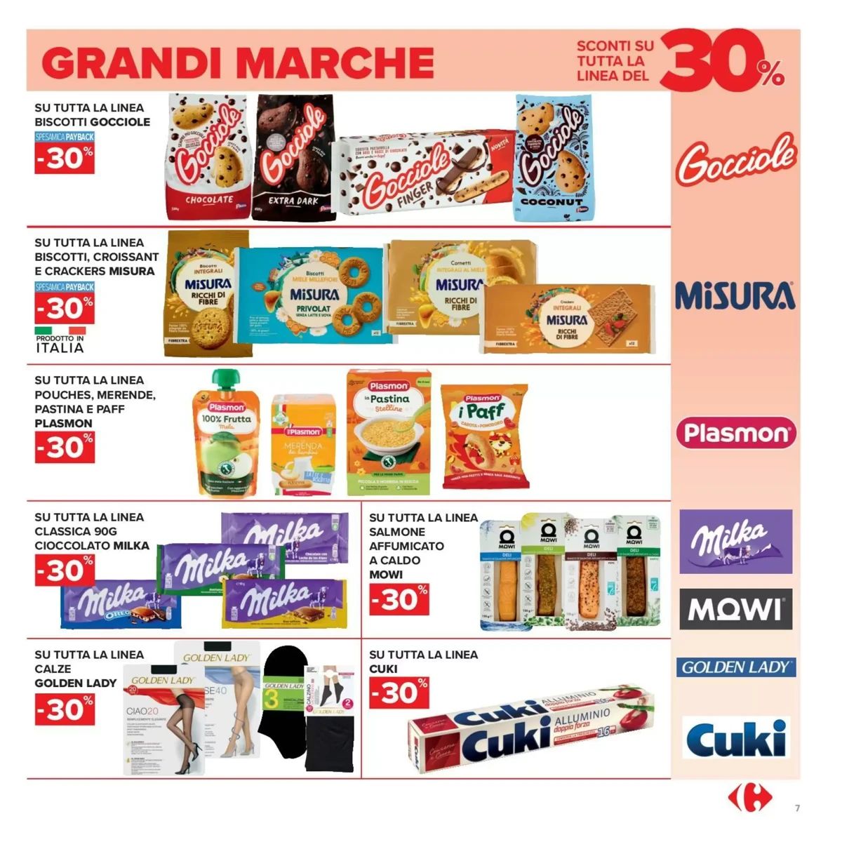 Volantino Carrefour Market, pagina 7 di 30