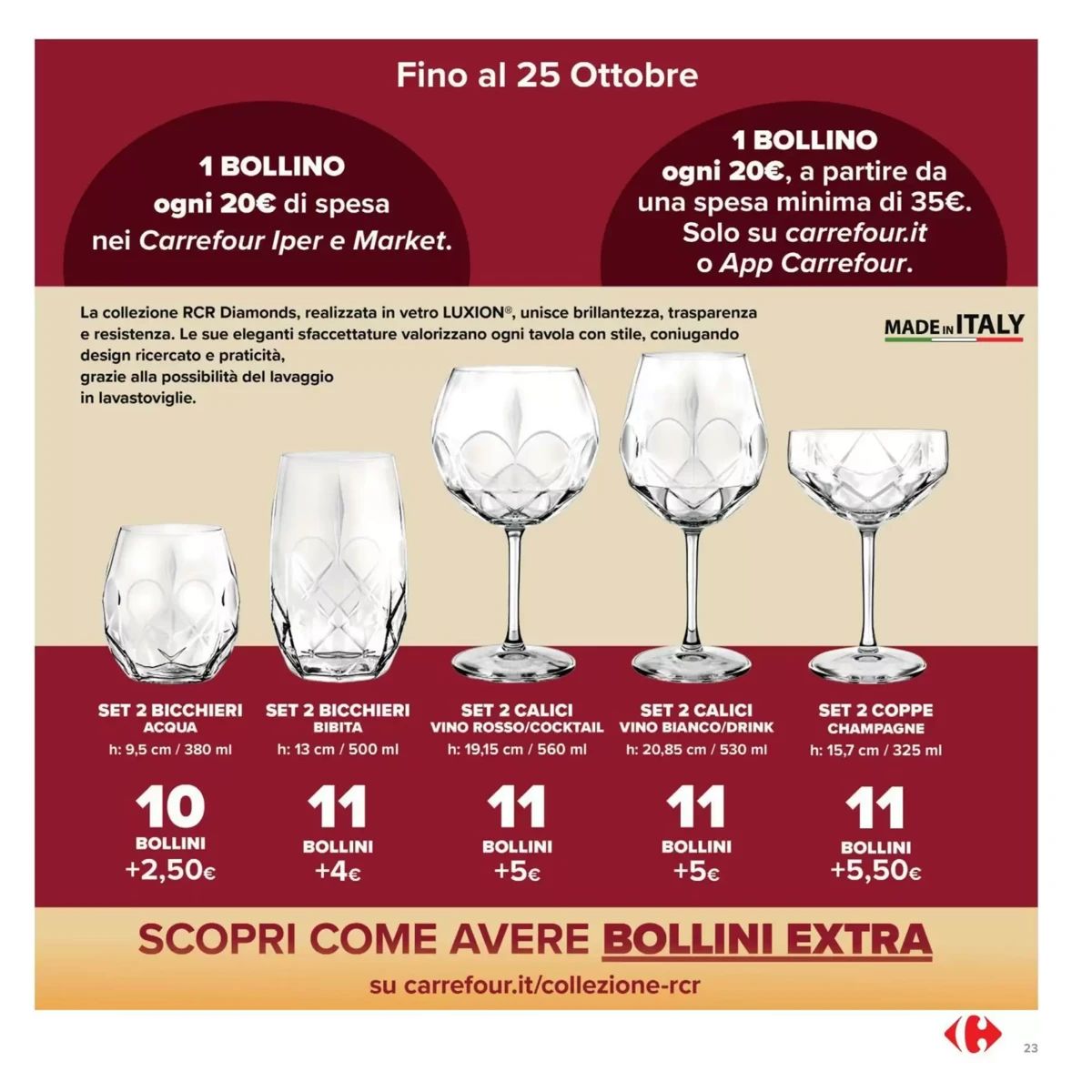Volantino Carrefour Market, pagina 23 di 30