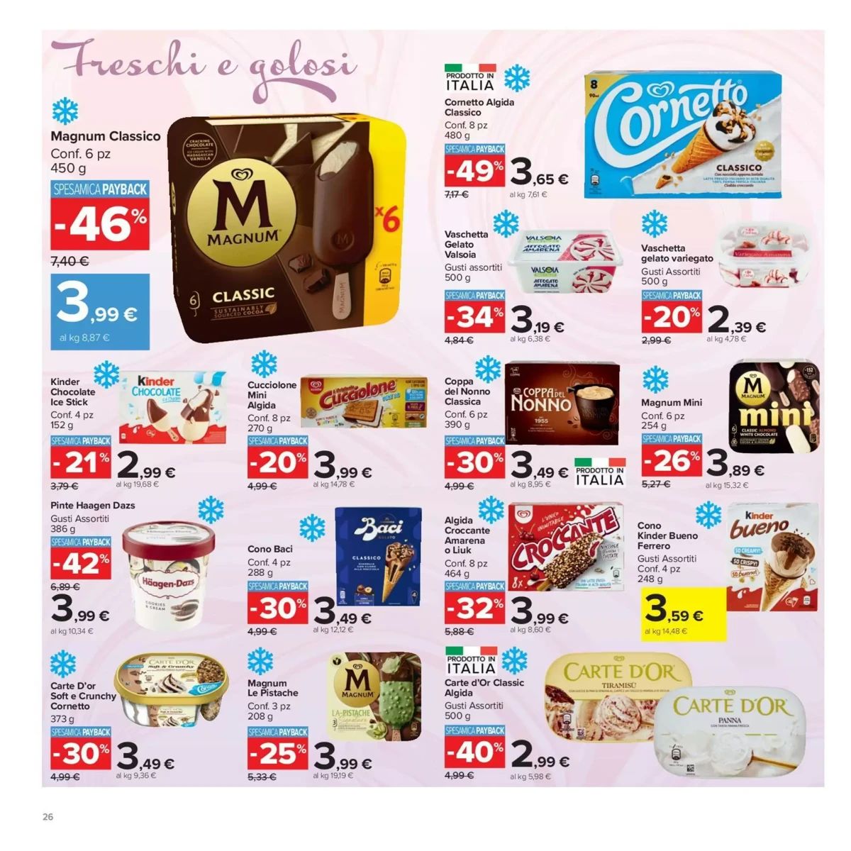 Volantino Carrefour Market, pagina 26 di 30