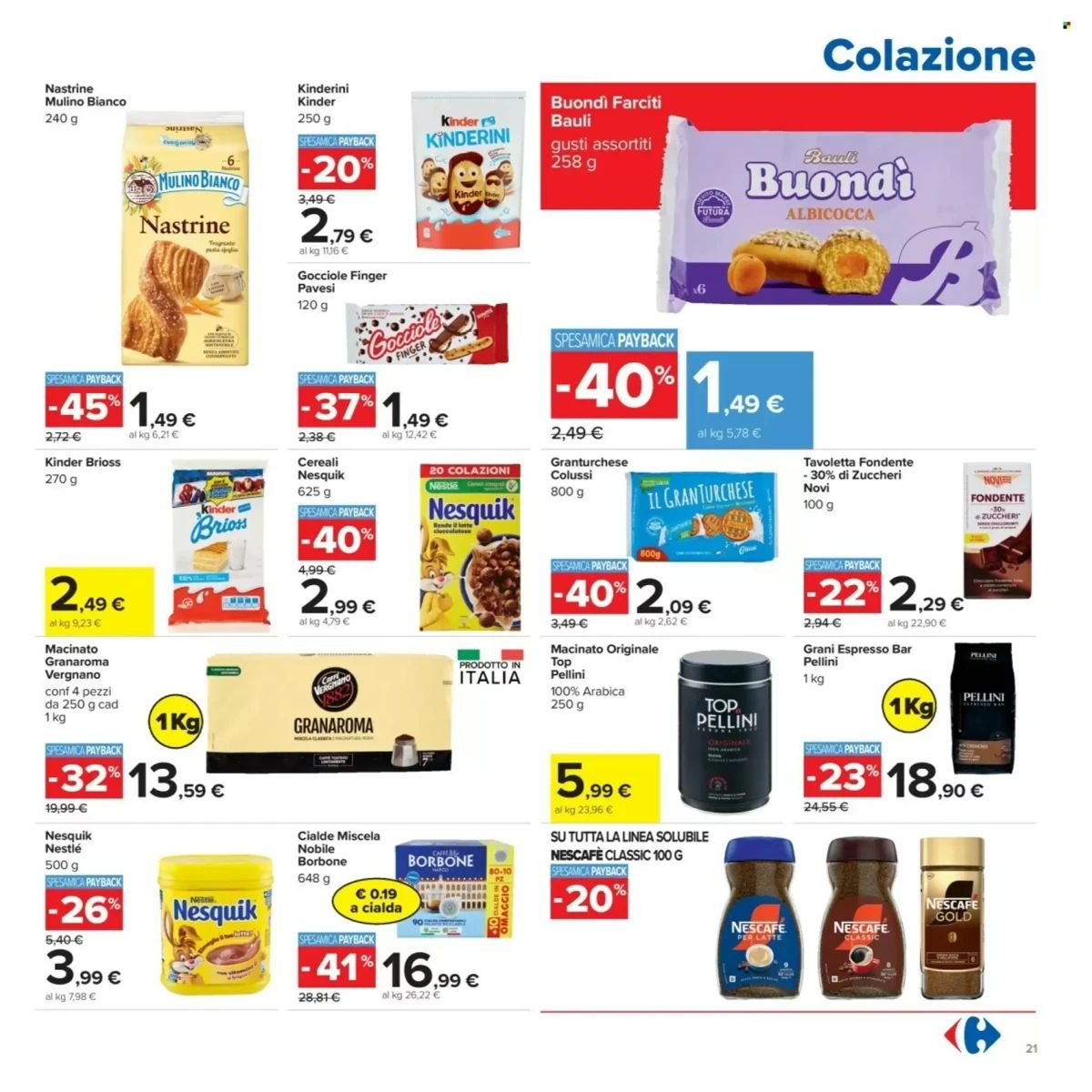 Volantino Carrefour, pagina 21 di 50