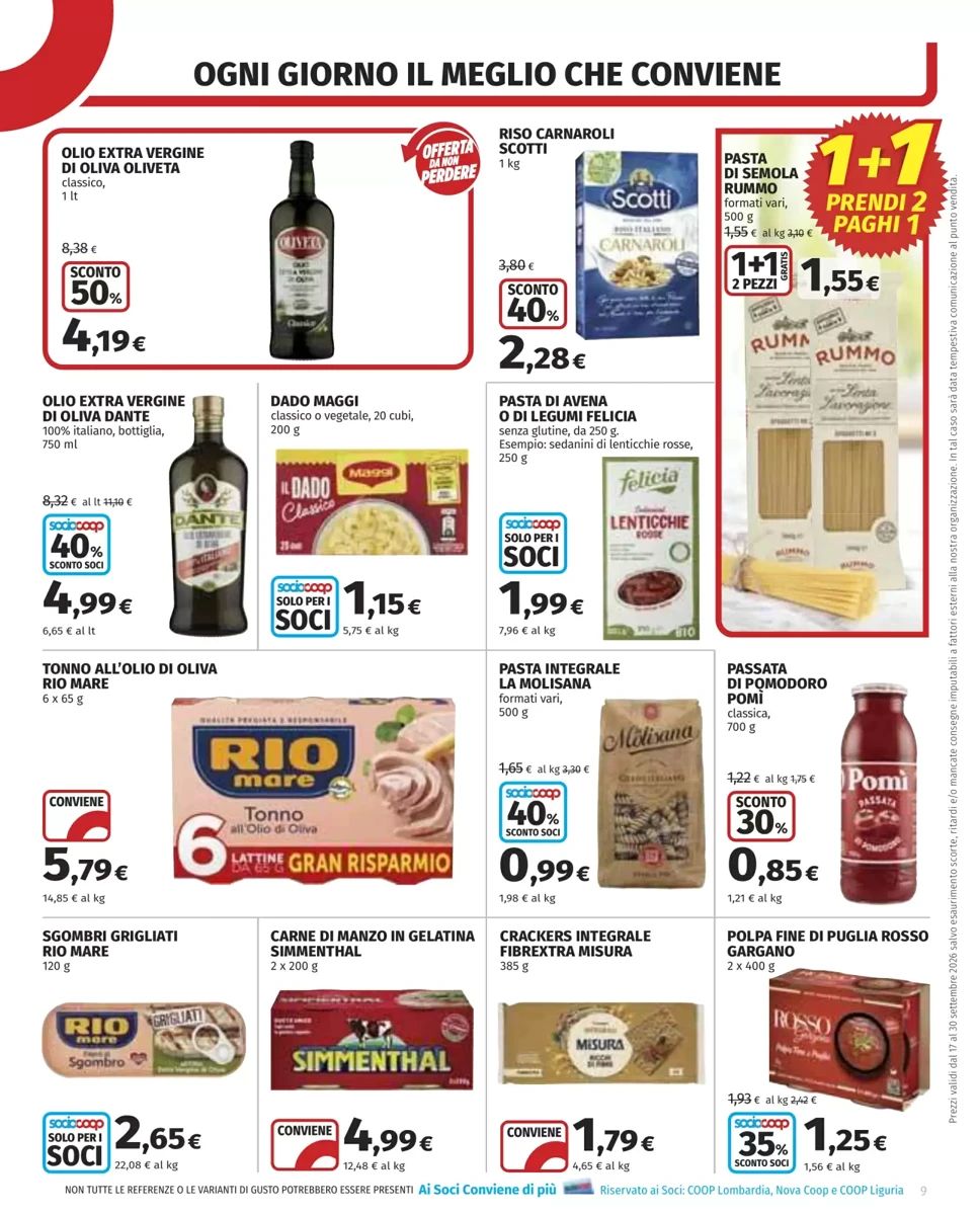 Volantino Coop, pagina 9 di 17