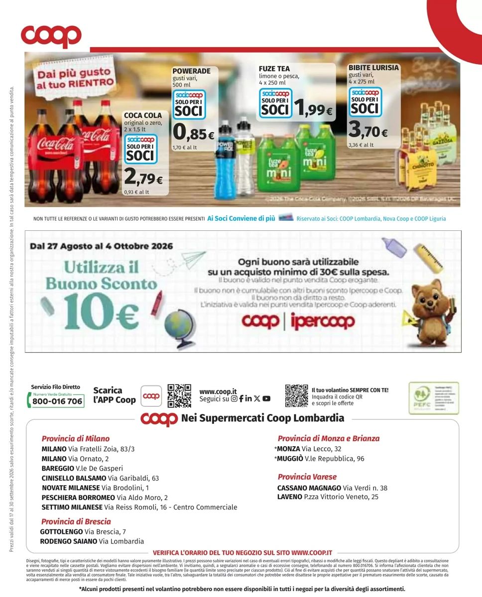 Volantino Coop, pagina 16 di 17