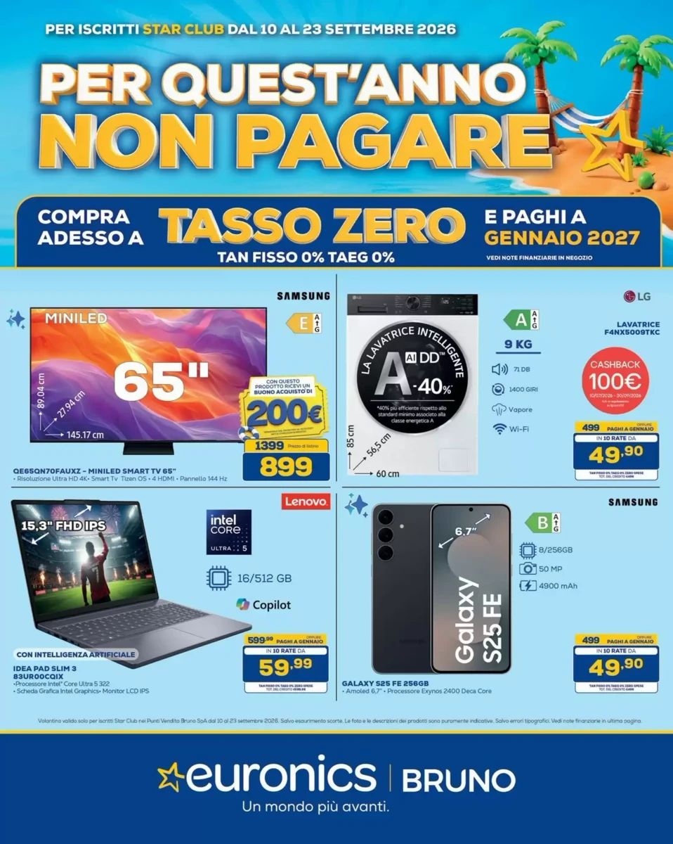 Volantino Euronics, pagina 1 di 42