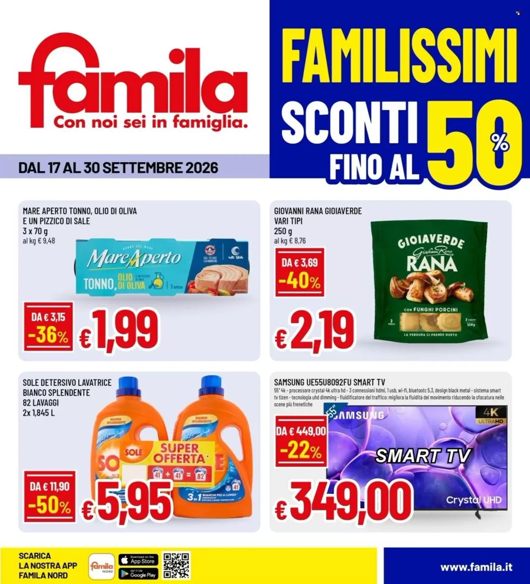 Volantino Famila, pagina 1 di 24