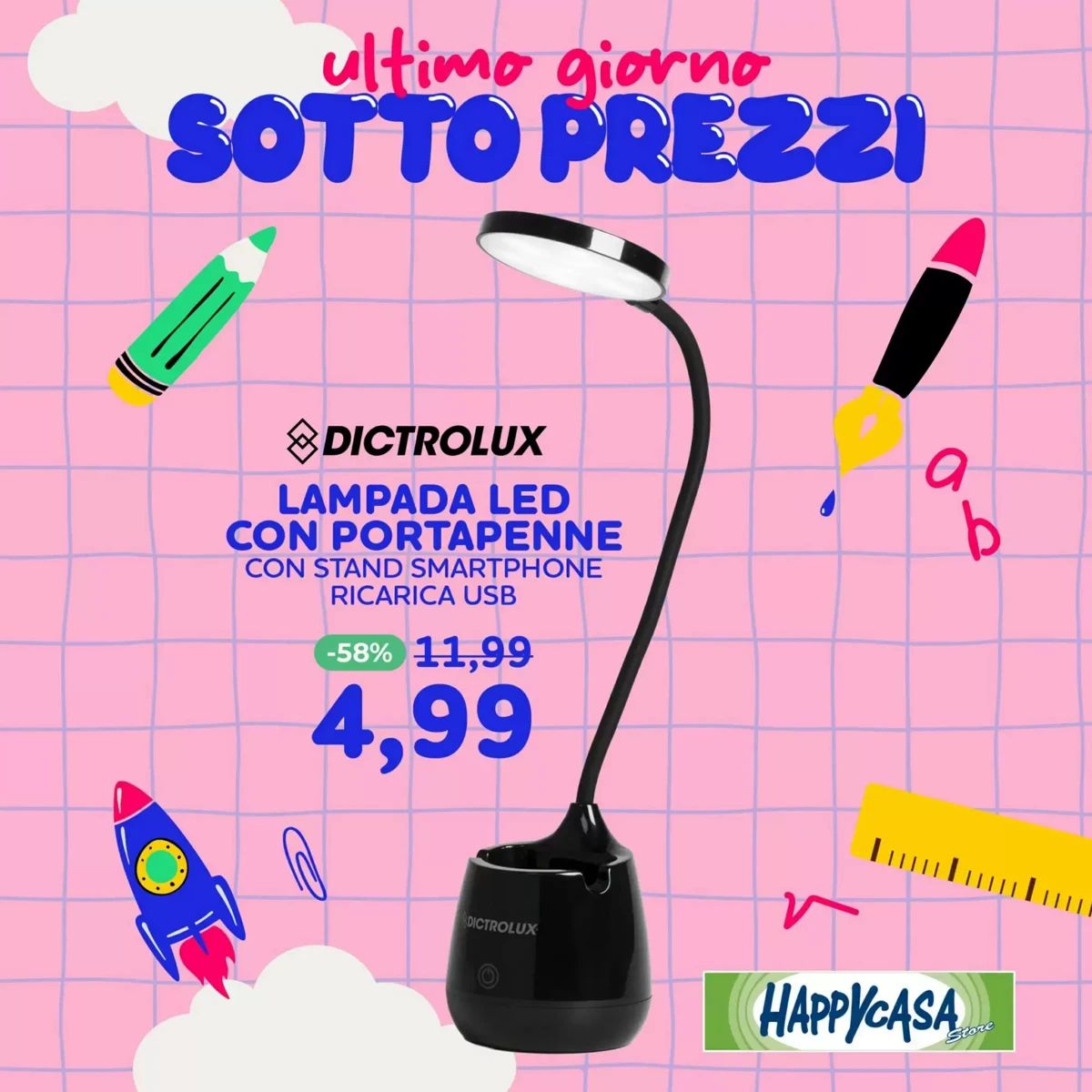 Volantino Happy Casa Store, pagina 1 di 1