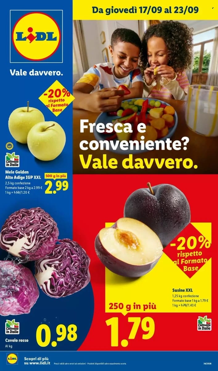 Volantino Lidl, pagina 1 di 7