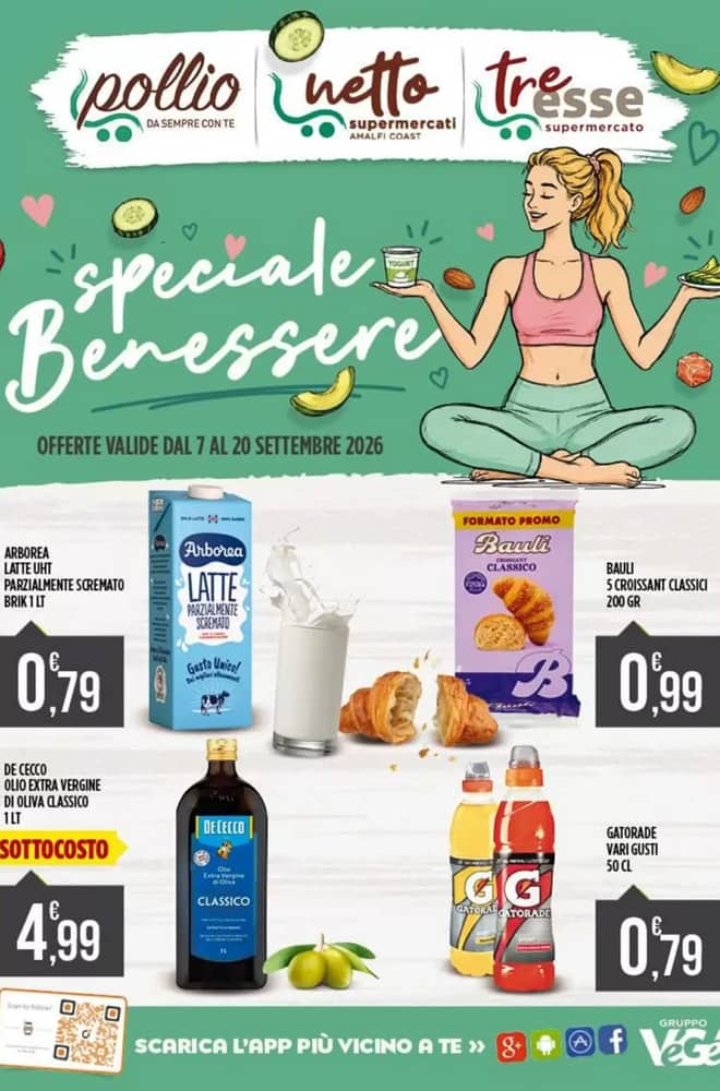 Copertina del volantino Netto, valido 7–20 settembre 2026