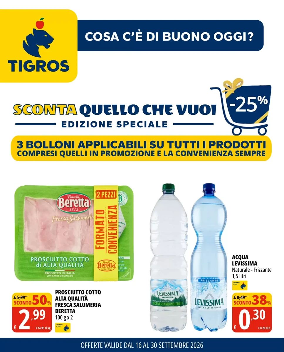 Volantino Tigros, pagina 1 di 32